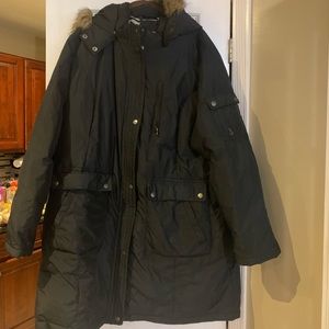 DKNY plus coat jacket 1x2x like new warm down